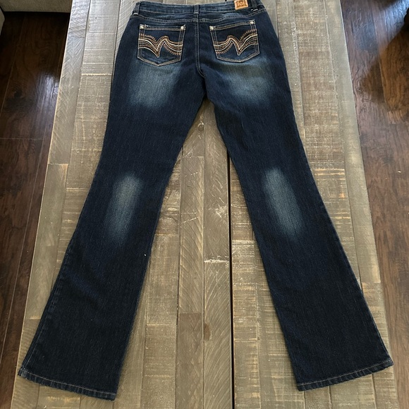 lei Denim - L.e.i. Juniors' Ashley Slim Bootcut Jeans Size 11 Long